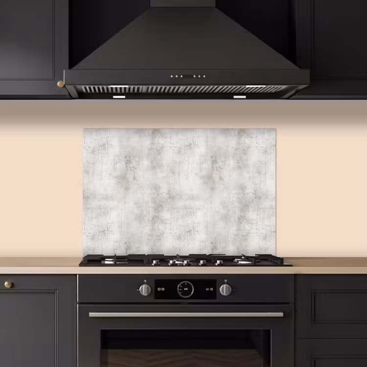 Spatscherm keuken - Grijs - Beton - Verweerd — 5