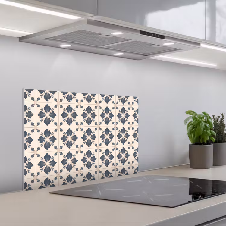 Spatscherm keuken - Bladvorm - Klassiek - Kleurrijk — 1