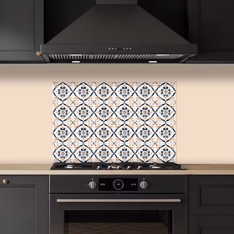 Spatscherm keuken - Bladvorm - Patroon - Kleurrijk — 5