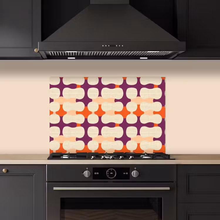 Spatscherm keuken - Modern - Patroon - Kleurrijk — 5
