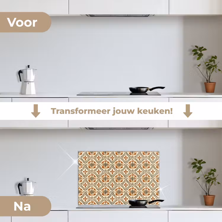 Spatscherm keuken - Elegant - Antiek - Kleurrijk — 7