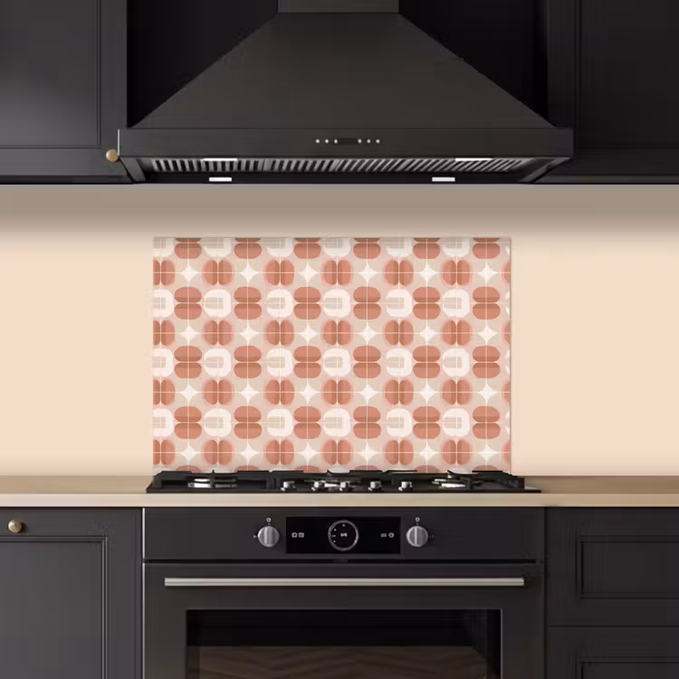 Spatscherm keuken - Retro - Klassiek - Roze — 5