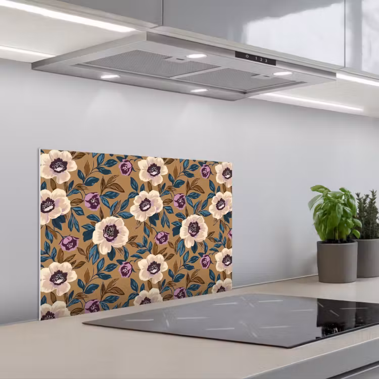 Spatscherm keuken - Floraal - Stilleven - Kleurrijk — 1