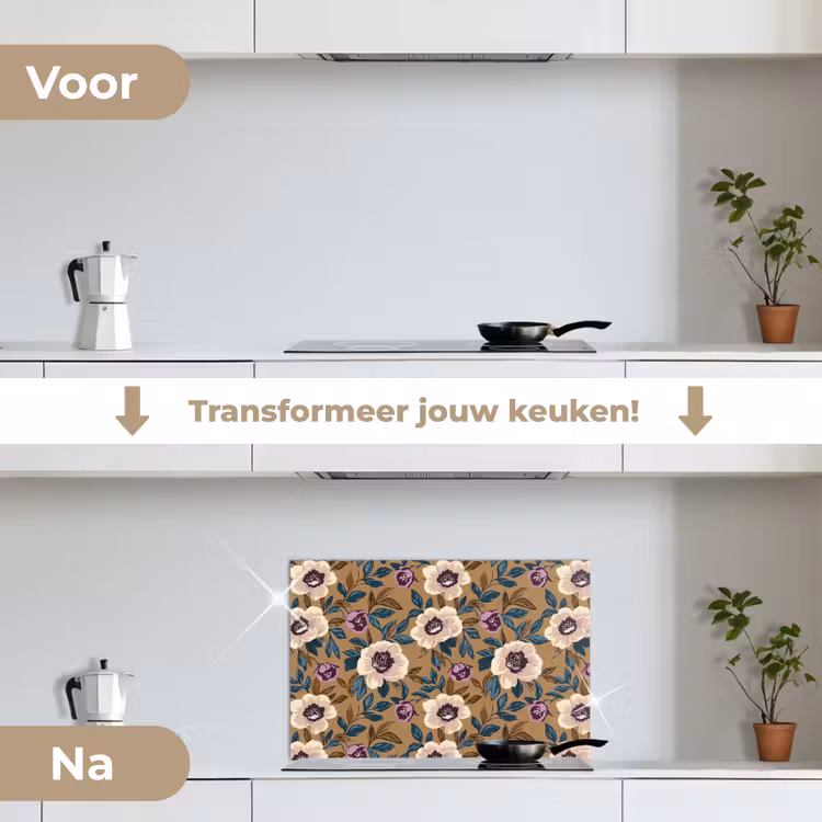 Spatscherm keuken - Floraal - Stilleven - Kleurrijk — 7