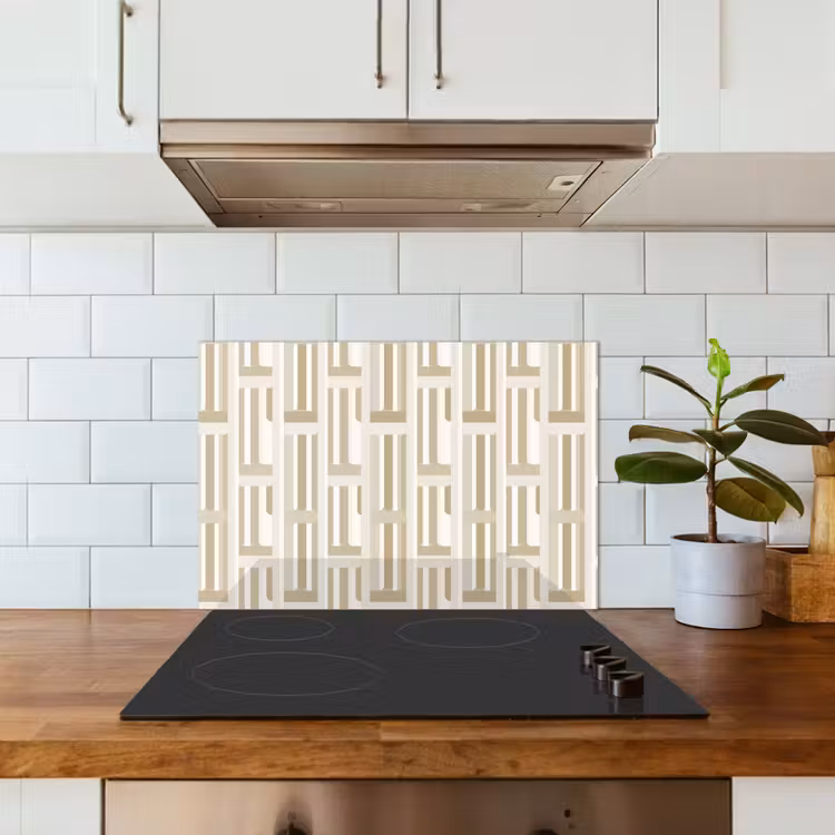 Spatscherm keuken - Modern - Geometrisch - Beige — 3