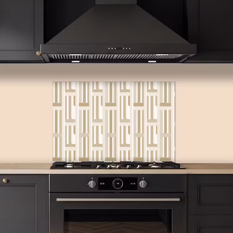 Spatscherm keuken - Modern - Geometrisch - Beige — 5