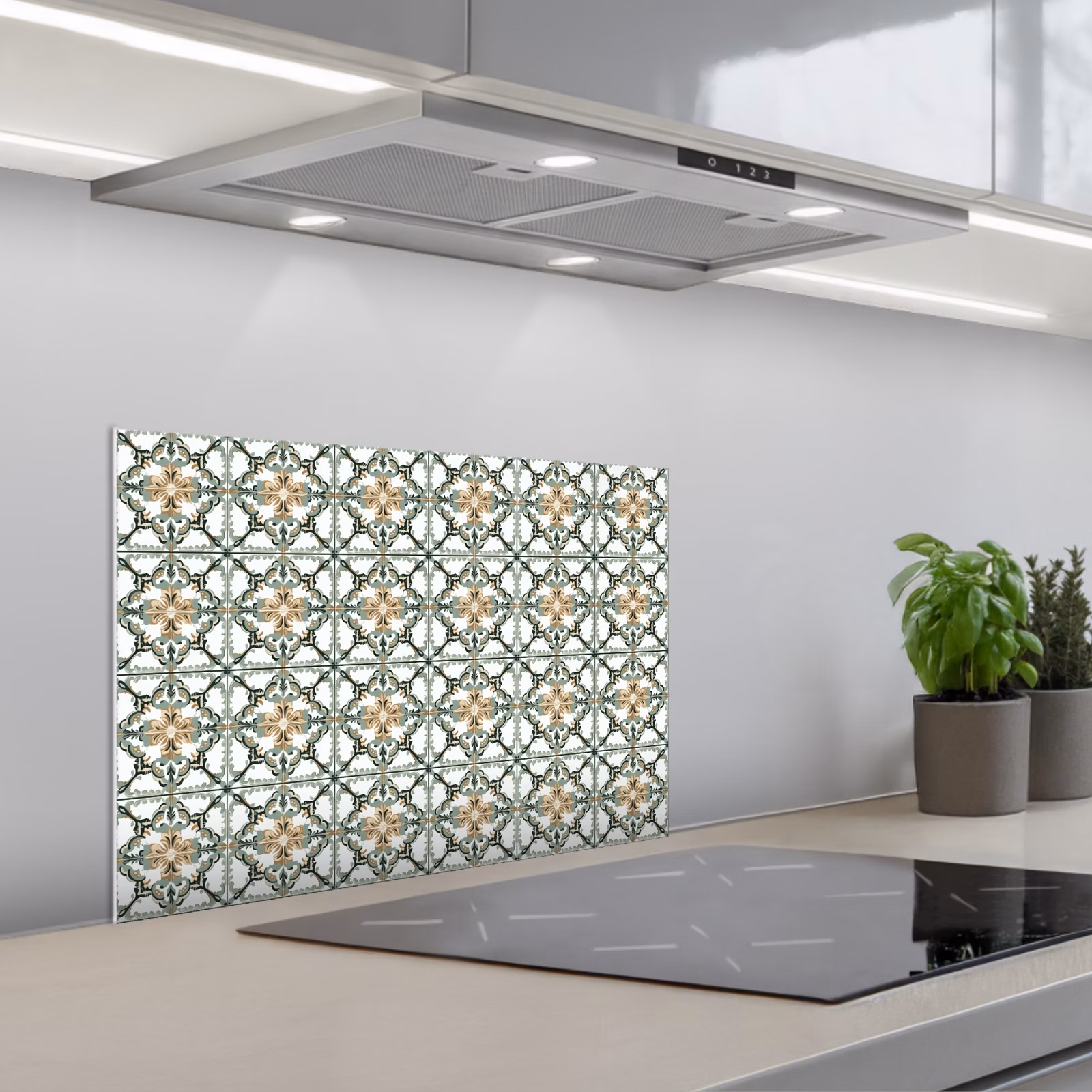 Spatscherm keuken - Floraal - Verweerd - Keurrijk — 1