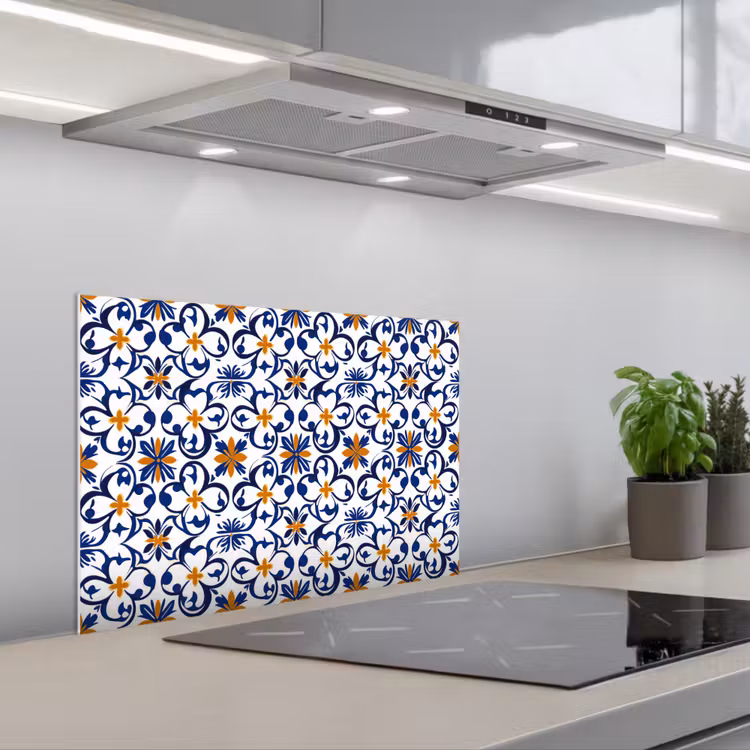 Spatscherm keuken - Patroon - Modern - Kleurrijk — 1