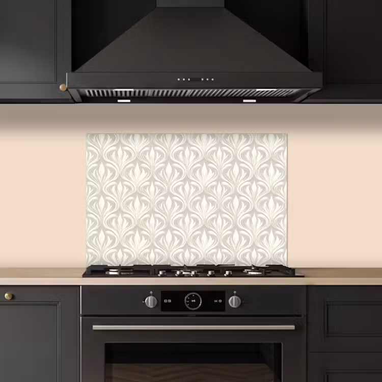 Spatscherm keuken - Barok - Patroon - Beige — 5