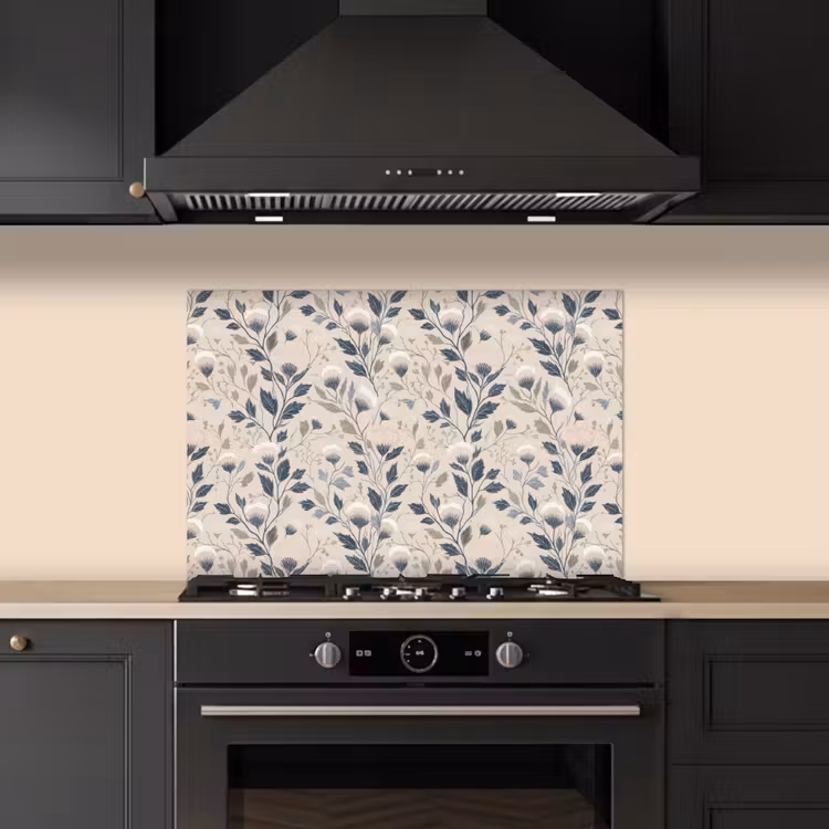 Spatscherm keuken - Klassiek - Botanisch - Kleurrijk — 5