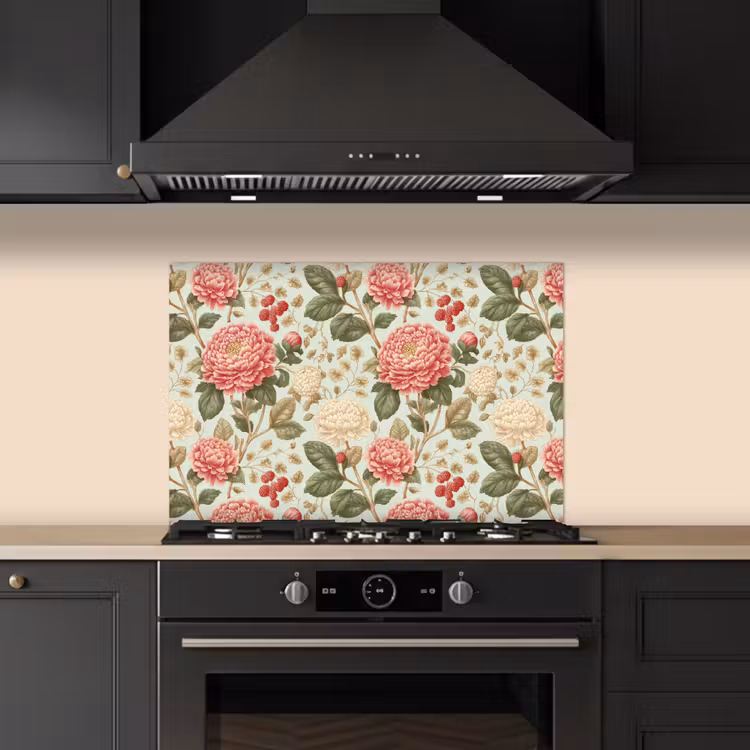 Spatscherm keuken - Klassiek - Botanisch - Veelkleurig — 5