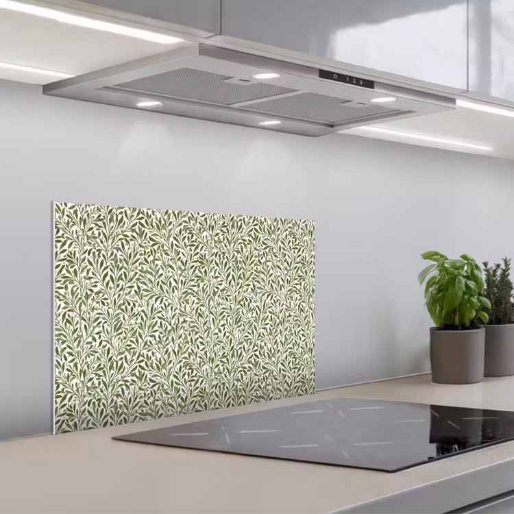 Spatscherm keuken - Botanisch - Takken - Groen — 1