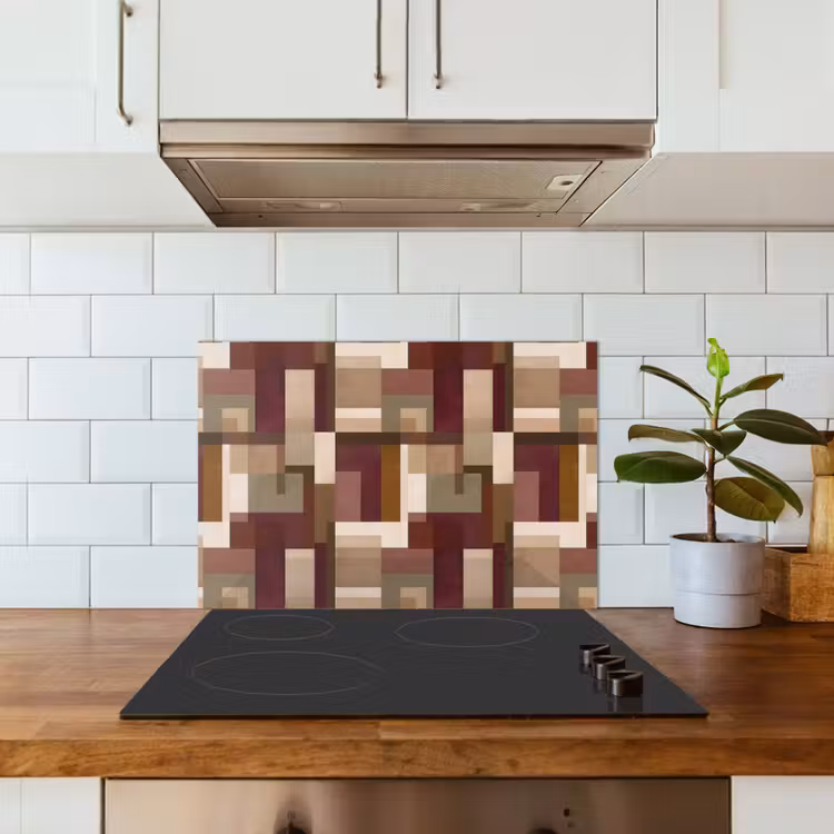 Spatscherm keuken - Modern - Geometrie - Kleurrijk — 3