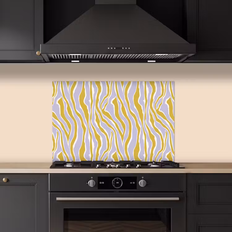 Spatscherm keuken - Zebra - Modern - Meerkleurig — 5