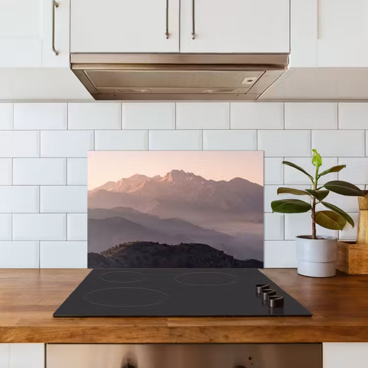 Spatscherm keuken - Panorama - Landschap - Bergen — 3