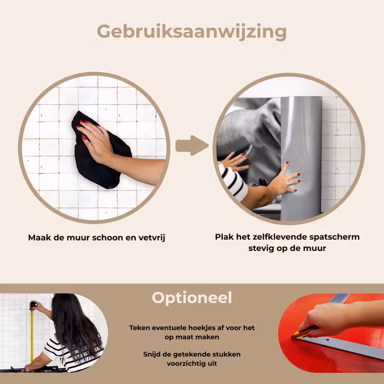 Spatscherm keuken - Chef - Garnering - Gerecht — 6