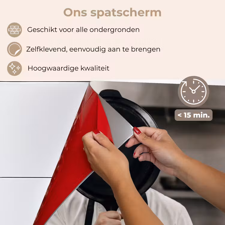 Spatscherm keuken - Koks - Koekenpannen - Keuken — 4