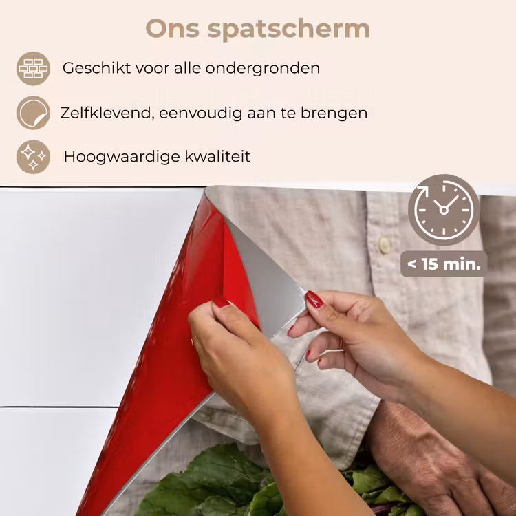 Spatscherm keuken - Bieten - Vers - Moestuin — 4