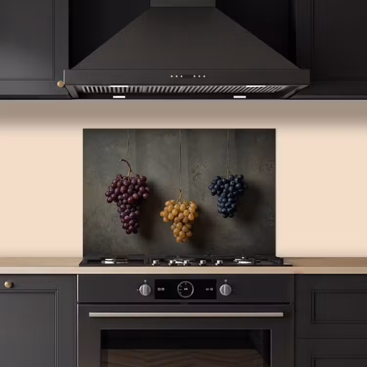 Spatscherm keuken - Druiven - Kleurrijk - Muur — 5