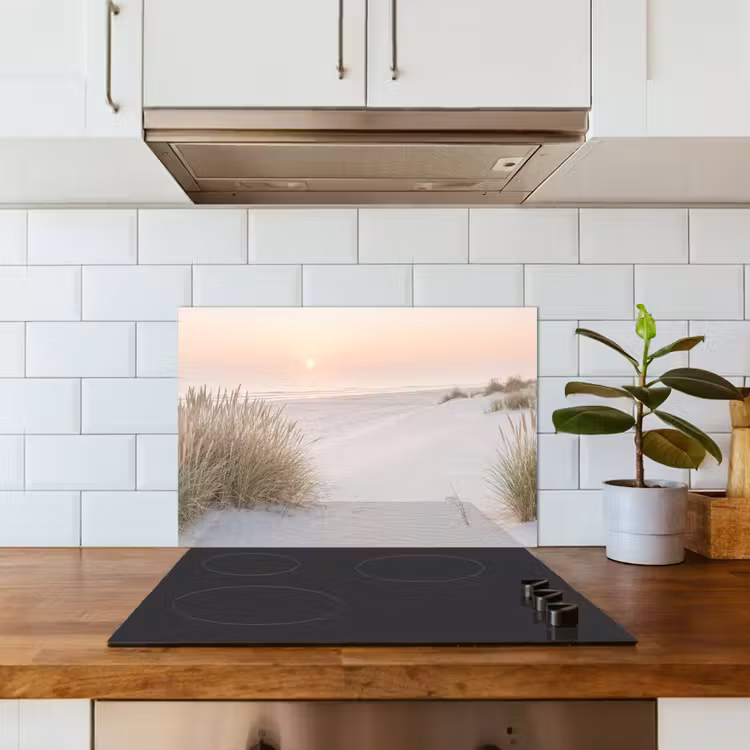 Spatscherm keuken - Horizon - Duinlandschap - Zand — 3