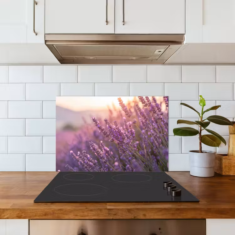 Spatscherm keuken - Lavendel - Paars - Zonlicht — 3