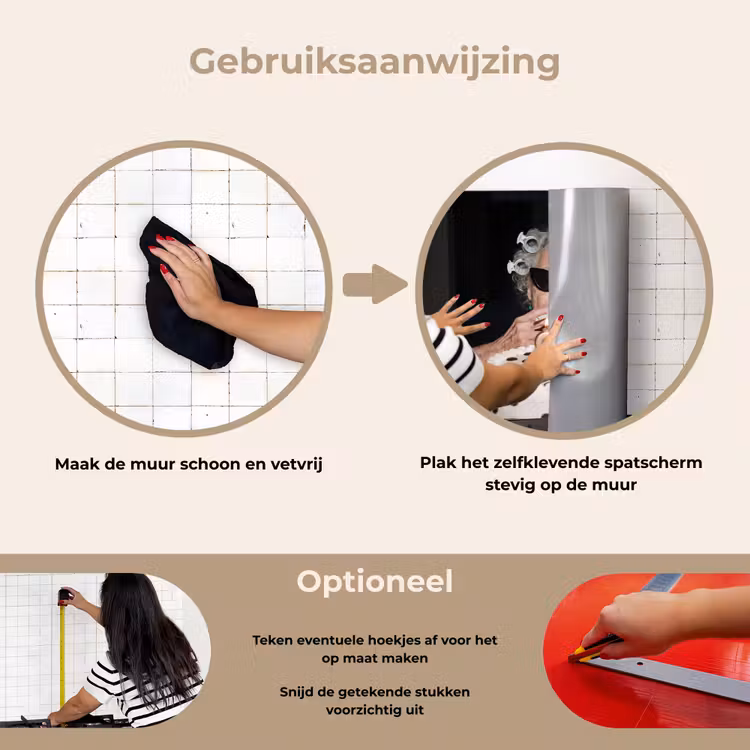 Spatscherm keuken - Verjaardag - Krulspeld - Oma — 6