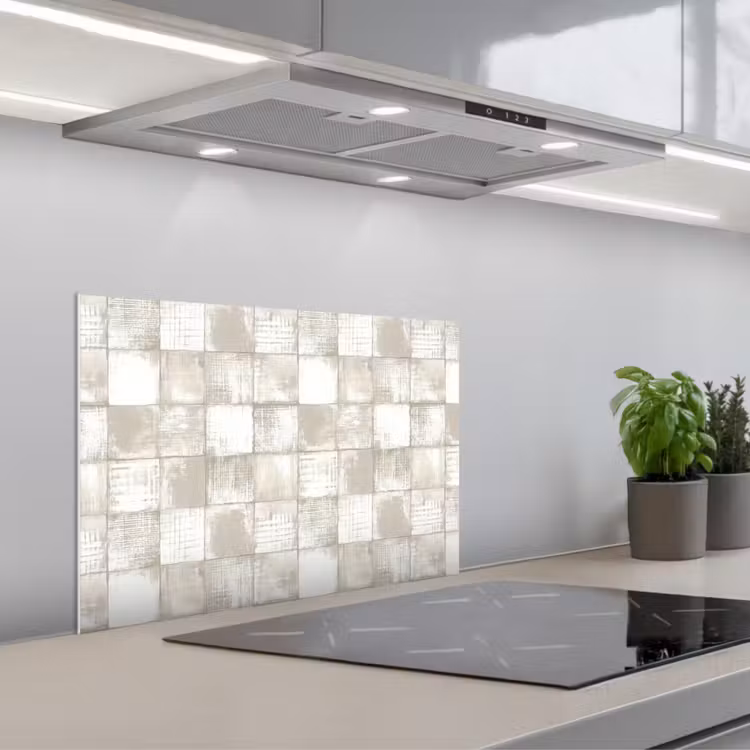 Spatscherm keuken - Tegel - Patroon - Verweerd — 1