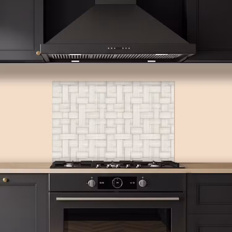 Spatscherm keuken - Vlechtwerk - Banen - Beige — 5