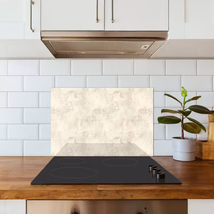 Spatscherm keuken - Patroon - Organisch - Beige — 3