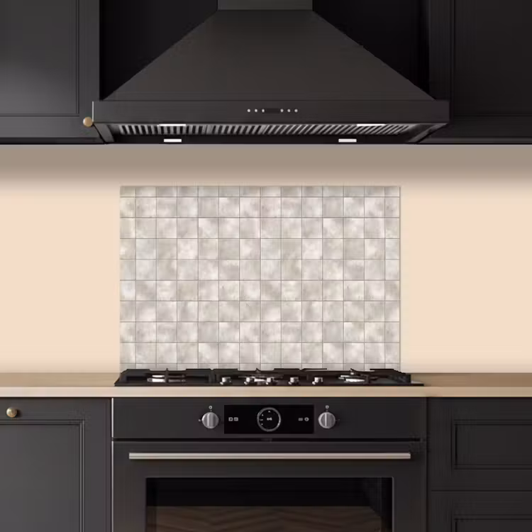 Spatscherm keuken - Tegels - Natuurlijk - Grijs — 5