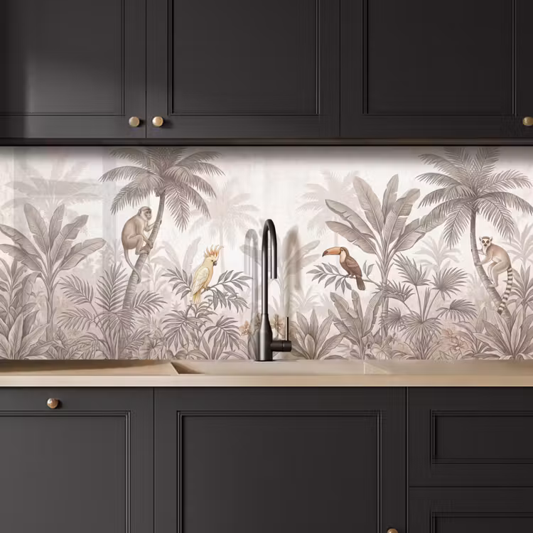 Keuken achterwand - Jungle - Dieren - Palmbomen — 6