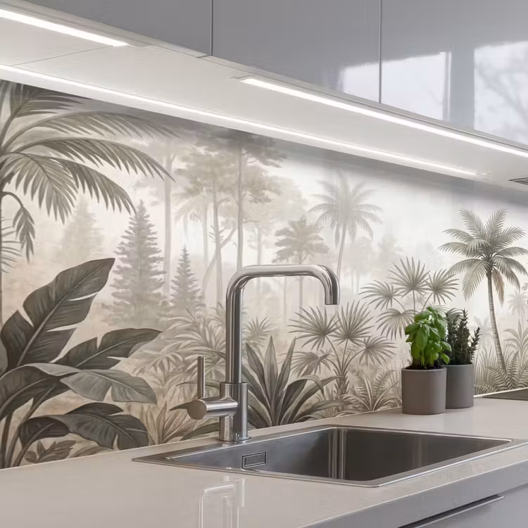 Keuken achterwand - Jungle - Palmbomen - Natuur — 2