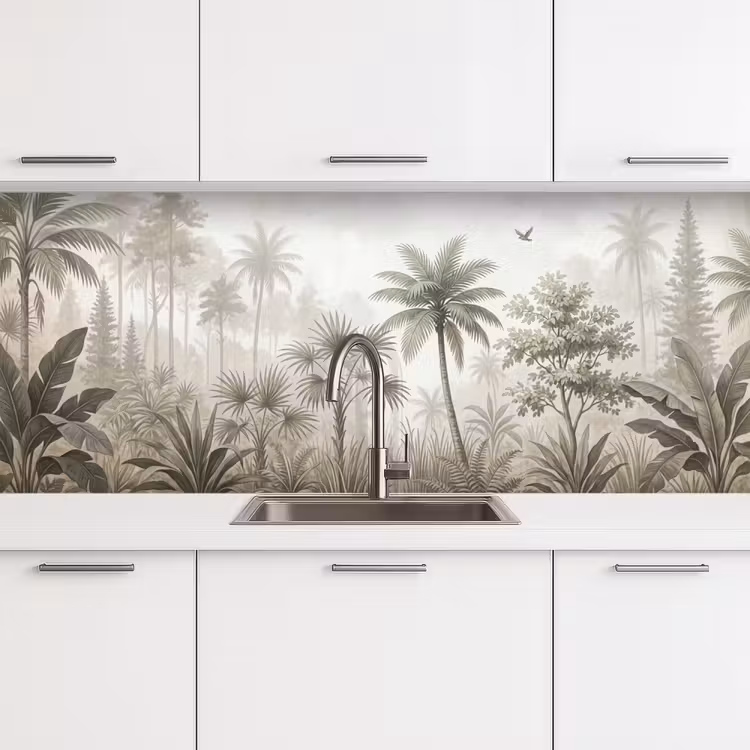 Keuken achterwand - Jungle - Palmbomen - Natuur — 4