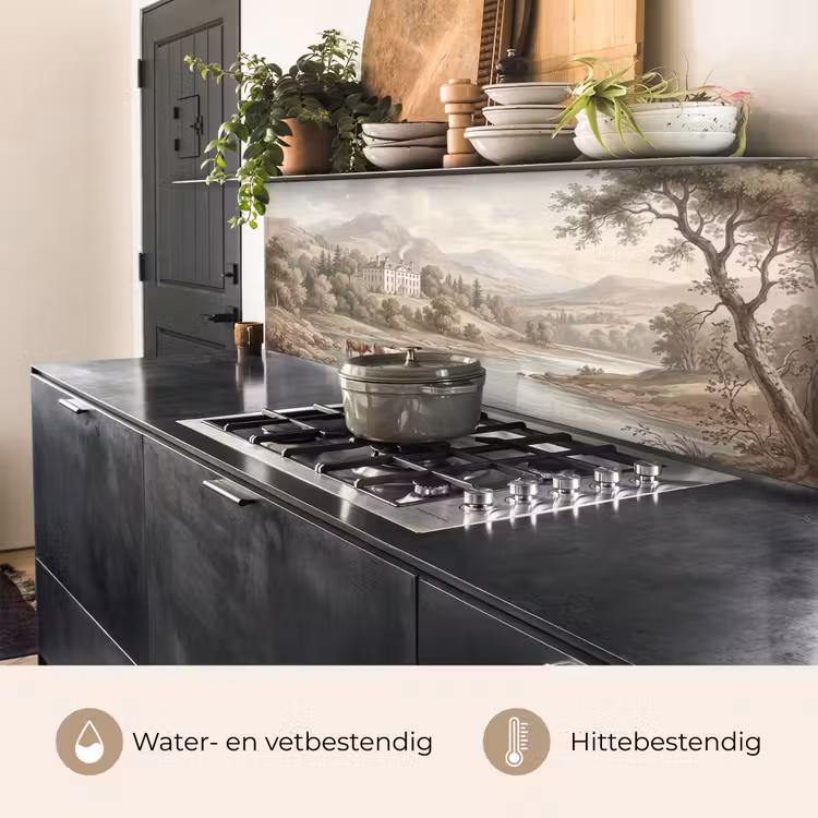 Keuken achterwand - Landhuis - Rivier - Vee — 5