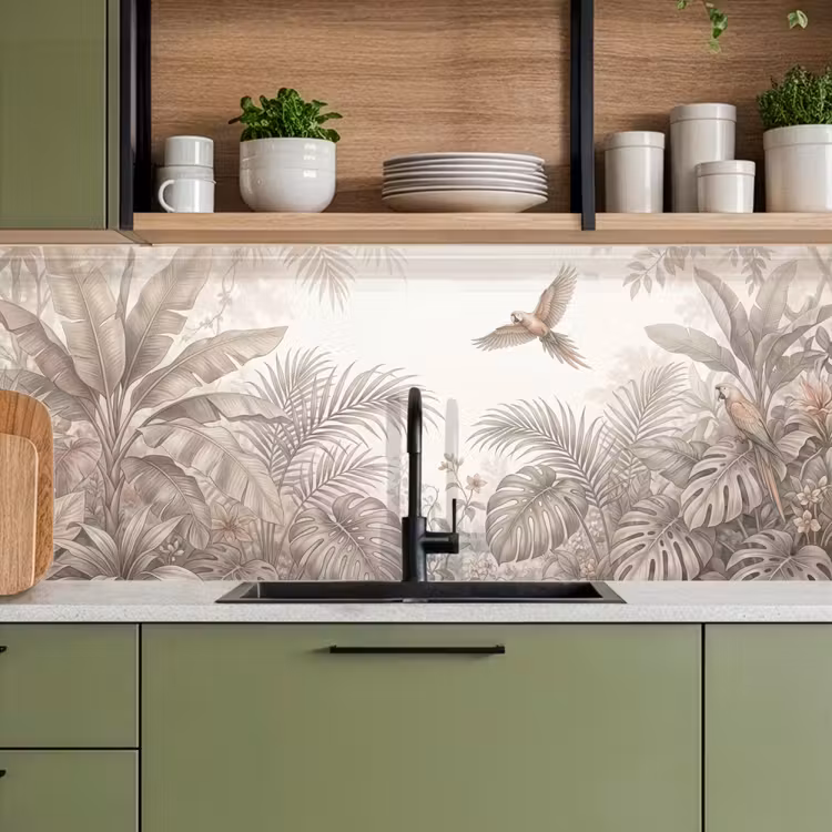 Keuken achterwand - Papagaai - Jungle - Tropisch — 7