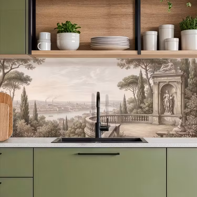 Keuken achterwand - Terras - Stad - Uitzicht - Rivier — 7