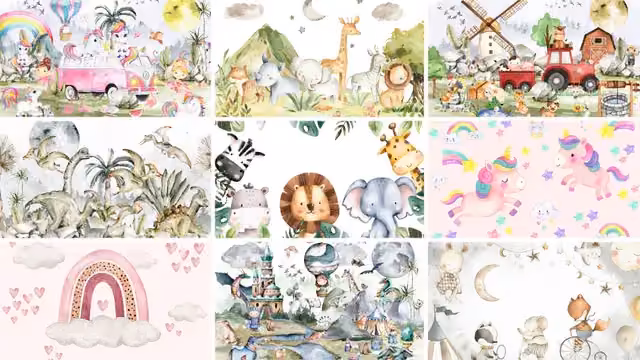 Kinderen watercolor