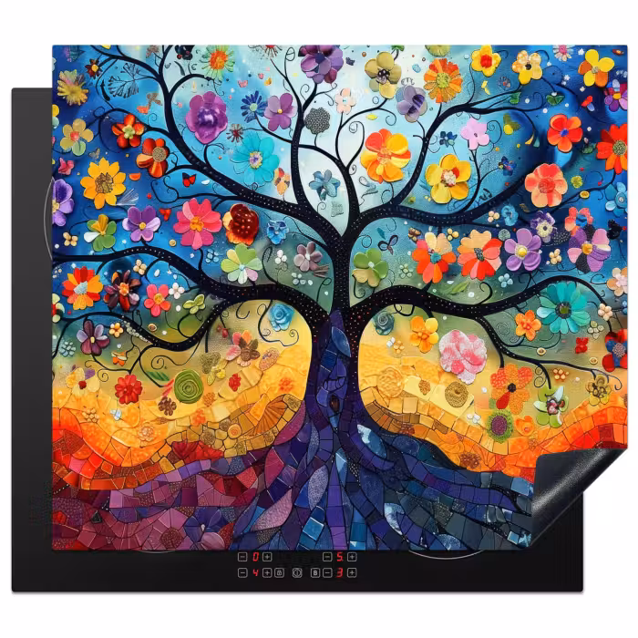 Inductie beschermer - Levensboom - Kleuren - Boom