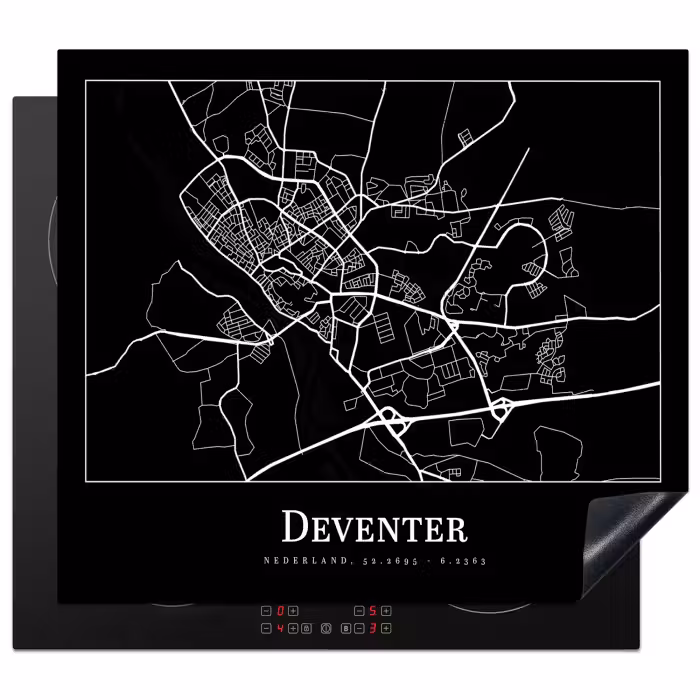 Inductie beschermer - Stadskaart - Deventer - Kaart - Plattegrond