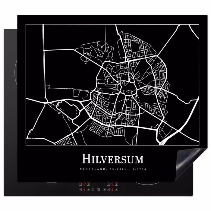 Inductie beschermer - Stadskaart - Hilversum - Plattegrond - Kaart