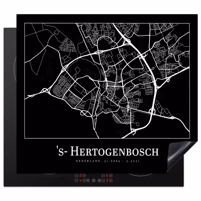 Inductie beschermer - Plattegrond - 's-Hertogenbosch - Stadskaart - Kaart