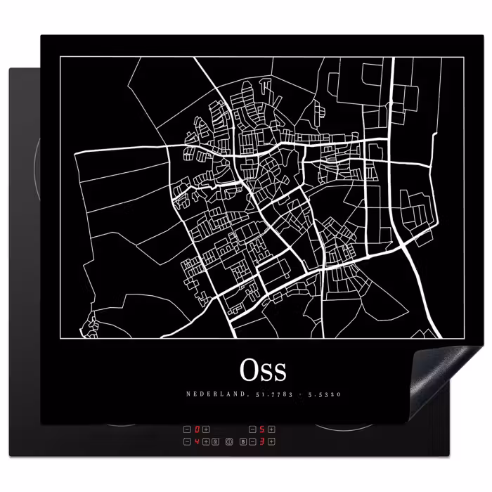 Inductie beschermer - Oss - Plattegrond - Stadskaart - Kaart