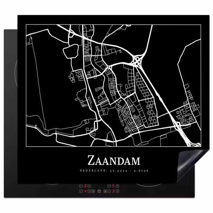 Inductie beschermer - Zaandam - Plattegrond - Stadskaart - Kaart