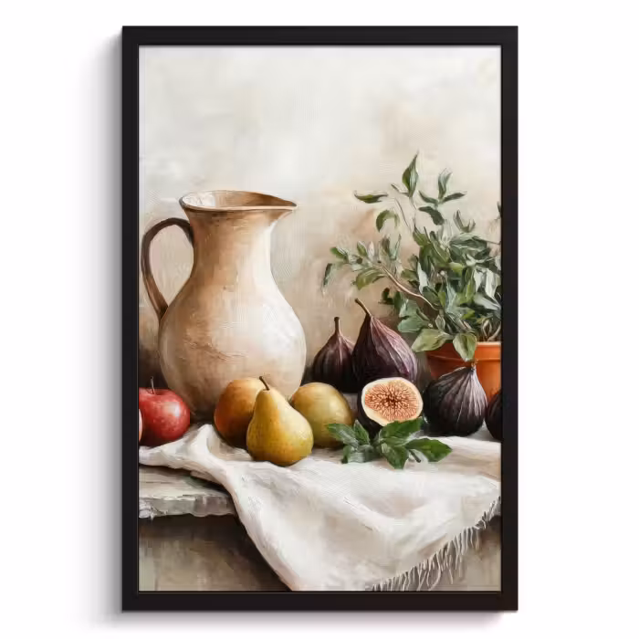 Poster met lijst - Fruit - Kruiden - Landelijk