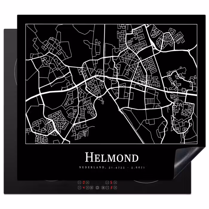 Inductie beschermer - Plattegrond - Helmond - Kaart - Stadskaart