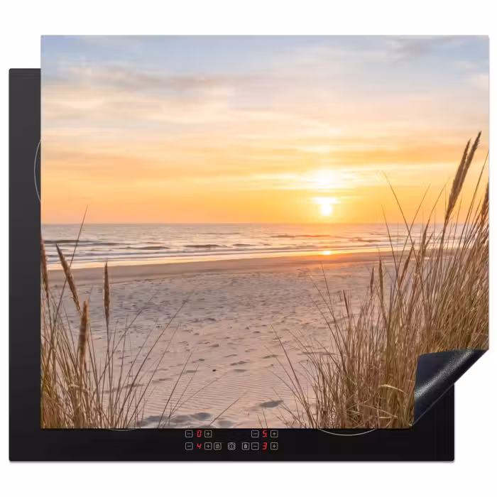 Inductie beschermer - Zonsondergang - Duinen - Zee