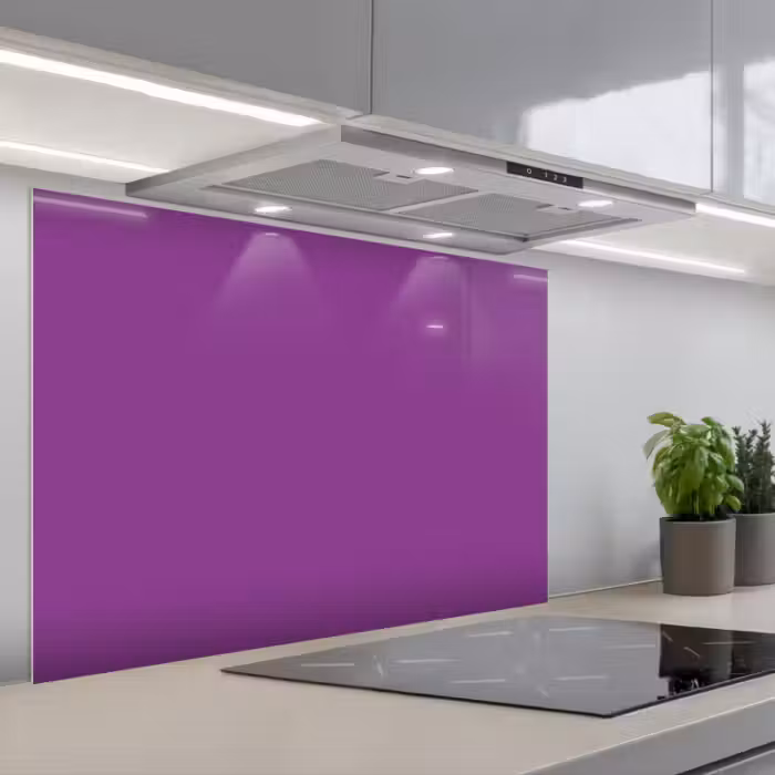 Spatscherm keuken - Paars - Kleuren - Effen