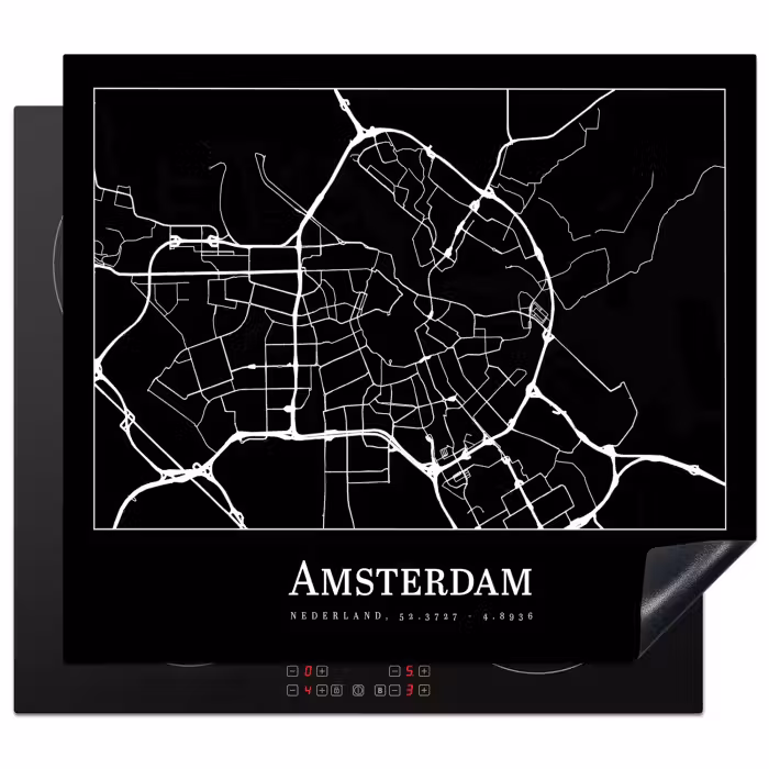 Inductie beschermer - Kaart - Stadskaart - Plattegrond - Amsterdam