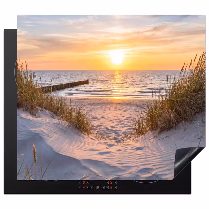 Inductie beschermer - Strand - Zonsondergang - Natuur - Landschap