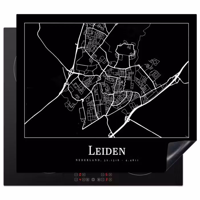Inductie beschermer - Leiden - Plattegrond - Kaart - Stadskaart